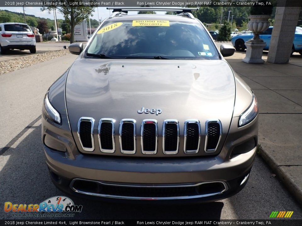 2018 Jeep Cherokee Limited 4x4 Light Brownstone Pearl / Black Photo #8
