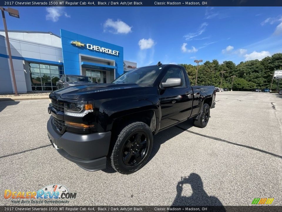 2017 Chevrolet Silverado 1500 WT Regular Cab 4x4 Black / Dark Ash/Jet Black Photo #1