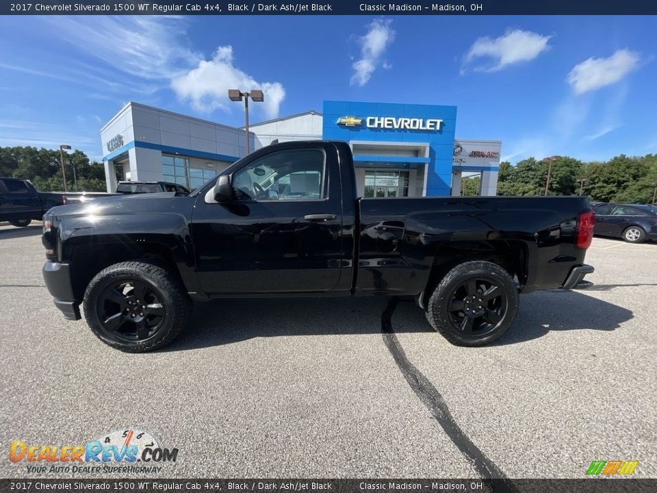 Black 2017 Chevrolet Silverado 1500 WT Regular Cab 4x4 Photo #2