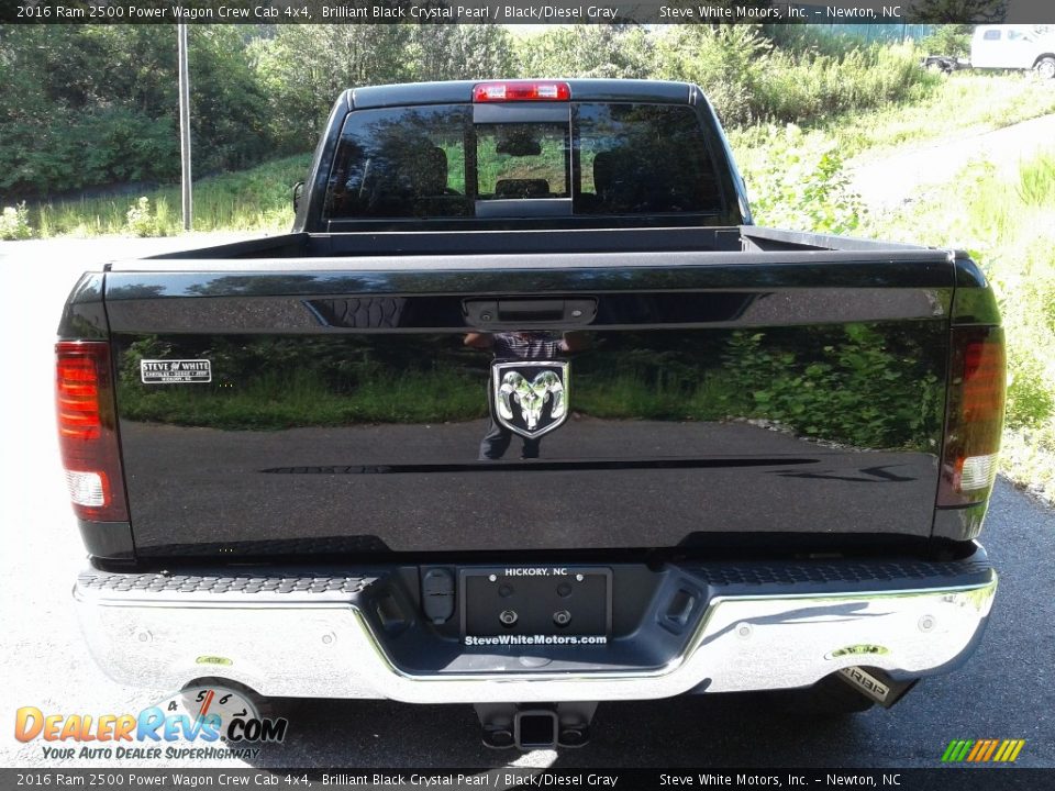 2016 Ram 2500 Power Wagon Crew Cab 4x4 Brilliant Black Crystal Pearl / Black/Diesel Gray Photo #11