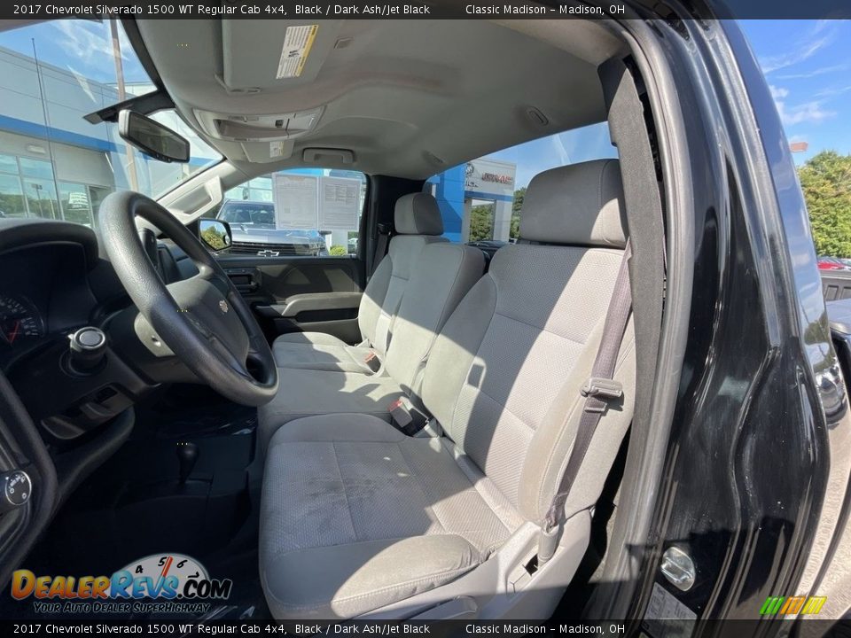 2017 Chevrolet Silverado 1500 WT Regular Cab 4x4 Black / Dark Ash/Jet Black Photo #6