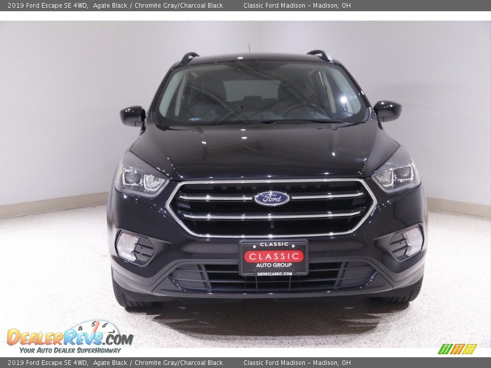 2019 Ford Escape SE 4WD Agate Black / Chromite Gray/Charcoal Black Photo #2