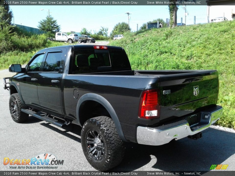 2016 Ram 2500 Power Wagon Crew Cab 4x4 Brilliant Black Crystal Pearl / Black/Diesel Gray Photo #13