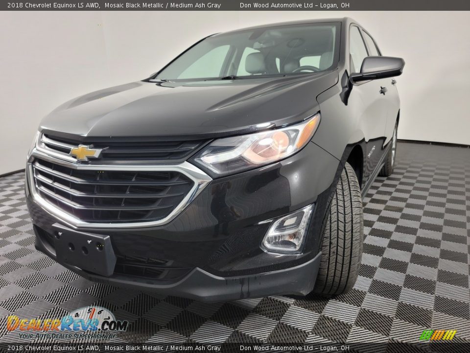 2018 Chevrolet Equinox LS AWD Mosaic Black Metallic / Medium Ash Gray Photo #5