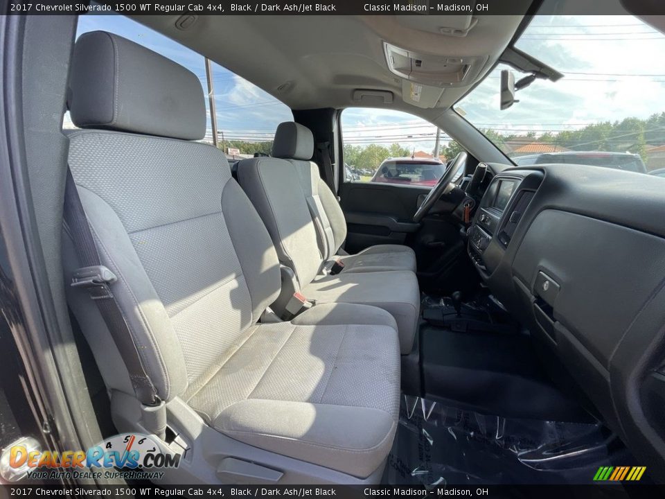 2017 Chevrolet Silverado 1500 WT Regular Cab 4x4 Black / Dark Ash/Jet Black Photo #9