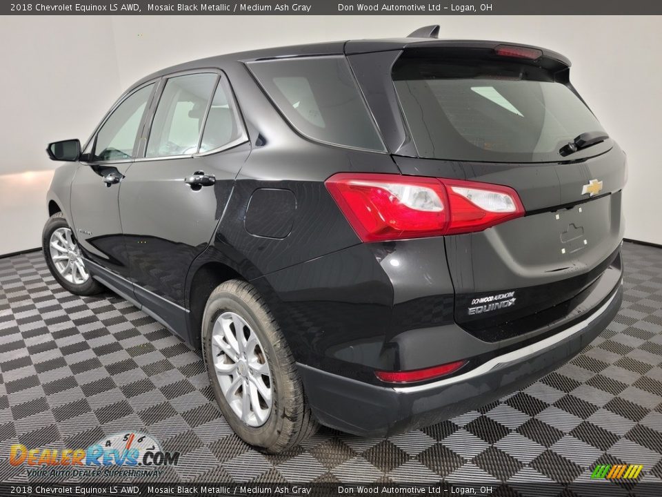 2018 Chevrolet Equinox LS AWD Mosaic Black Metallic / Medium Ash Gray Photo #7