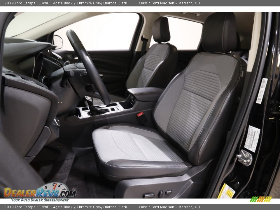 2019 Ford Escape SE 4WD Agate Black / Chromite Gray/Charcoal Black Photo #5