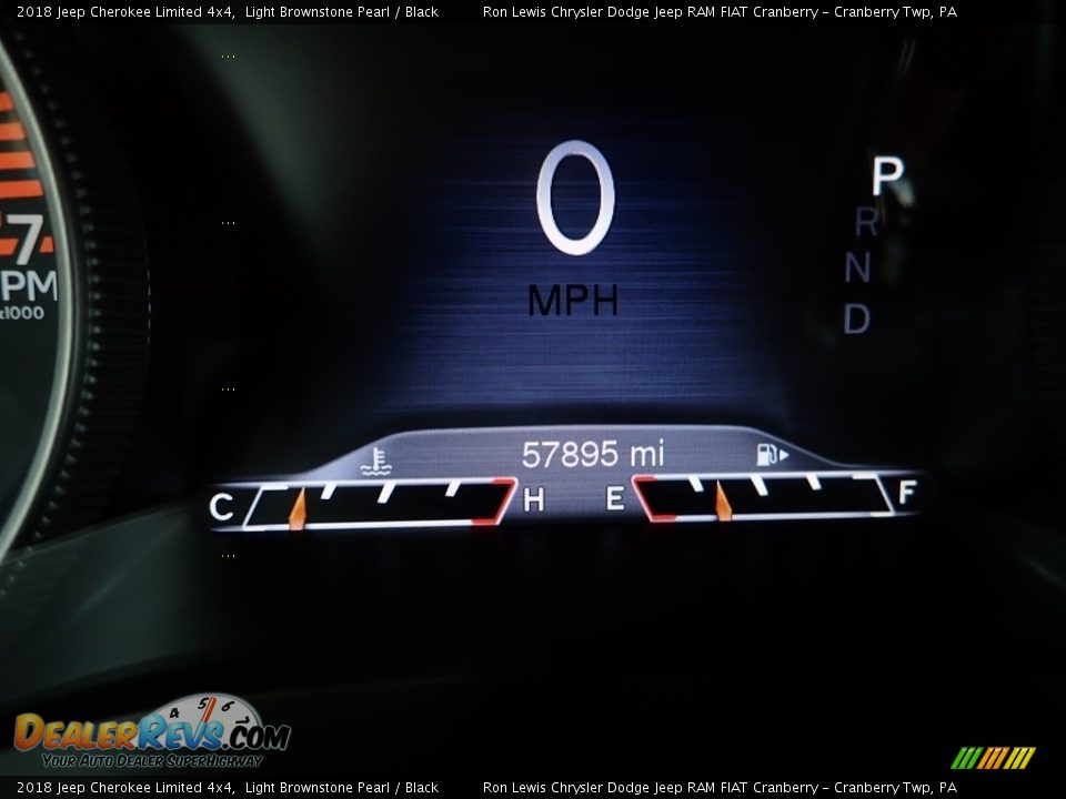 2018 Jeep Cherokee Limited 4x4 Light Brownstone Pearl / Black Photo #20