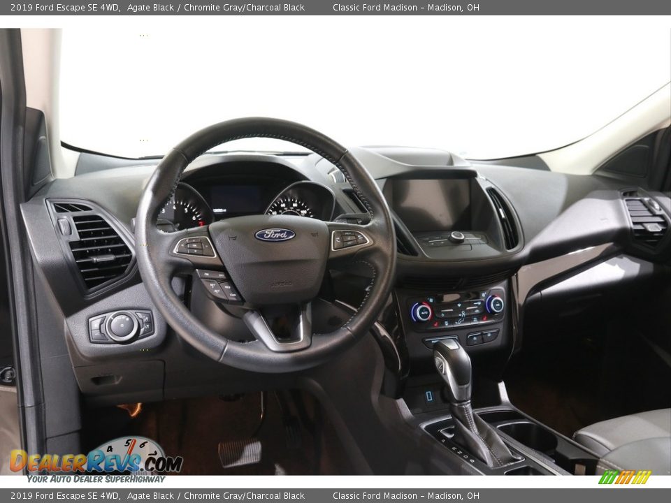 2019 Ford Escape SE 4WD Agate Black / Chromite Gray/Charcoal Black Photo #6