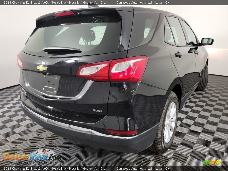 2018 Chevrolet Equinox LS AWD Mosaic Black Metallic / Medium Ash Gray Photo #9
