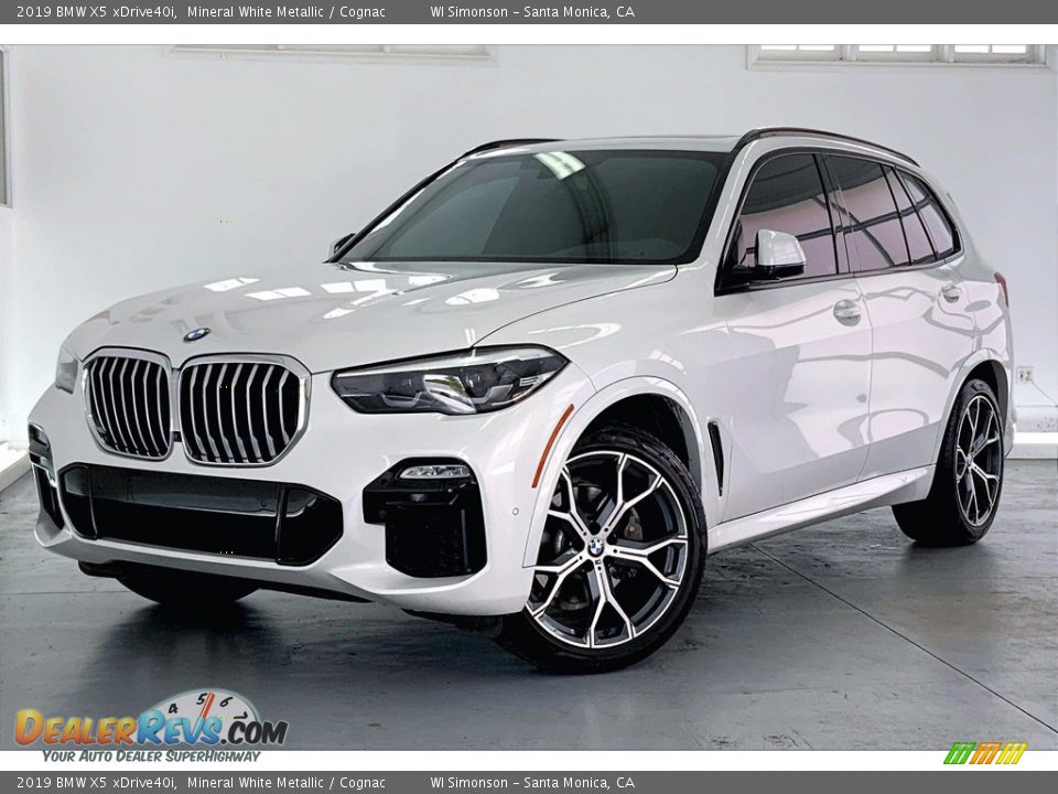 Mineral White Metallic 2019 BMW X5 xDrive40i Photo #12