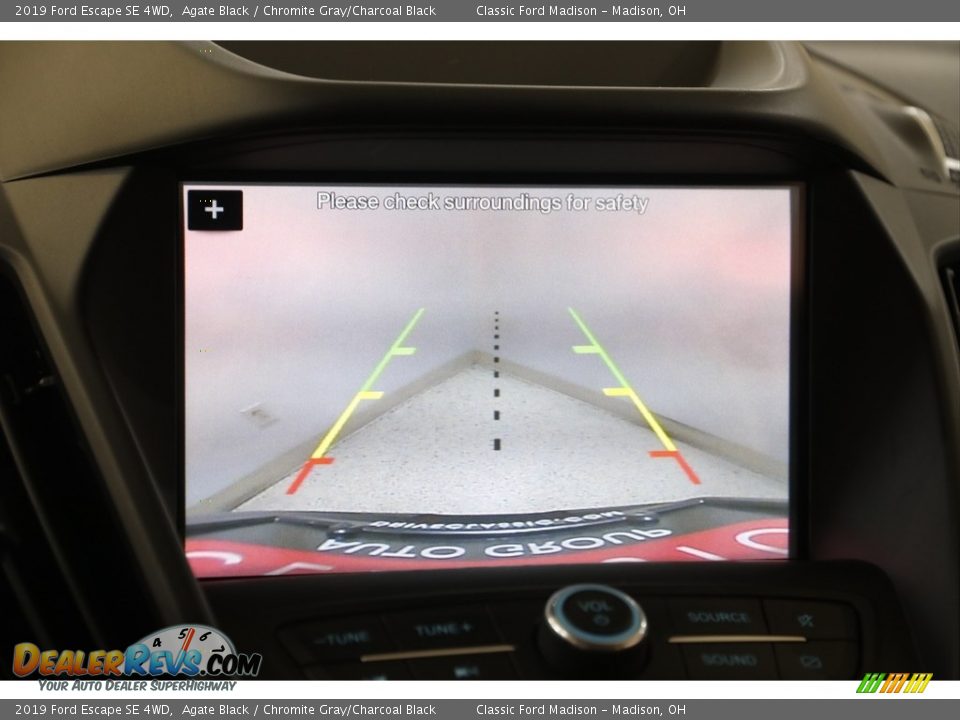 2019 Ford Escape SE 4WD Agate Black / Chromite Gray/Charcoal Black Photo #11