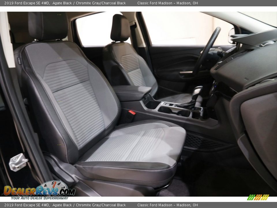 2019 Ford Escape SE 4WD Agate Black / Chromite Gray/Charcoal Black Photo #13