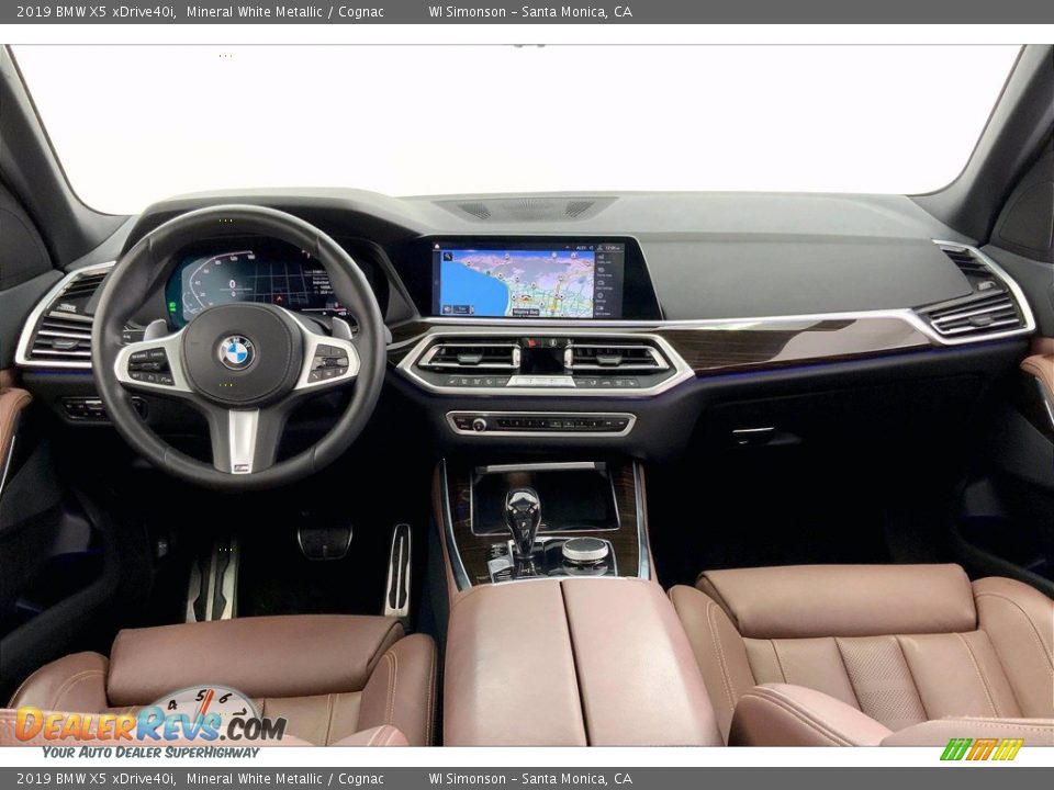 Cognac Interior - 2019 BMW X5 xDrive40i Photo #15