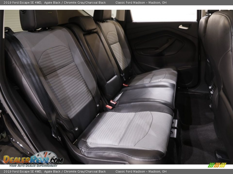 2019 Ford Escape SE 4WD Agate Black / Chromite Gray/Charcoal Black Photo #14
