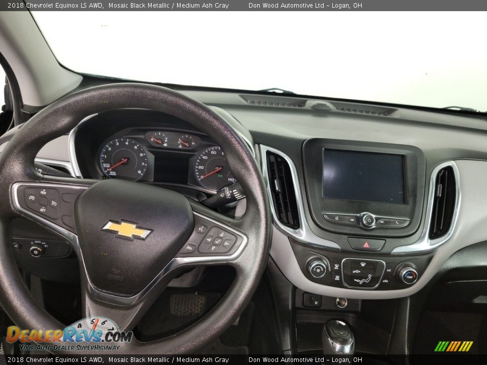 2018 Chevrolet Equinox LS AWD Mosaic Black Metallic / Medium Ash Gray Photo #18