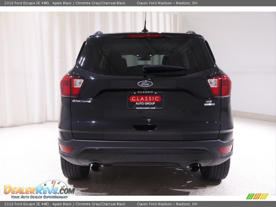 2019 Ford Escape SE 4WD Agate Black / Chromite Gray/Charcoal Black Photo #16