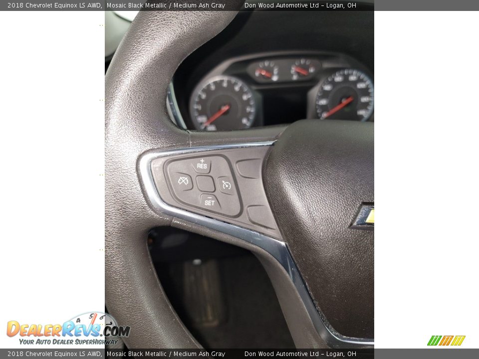 2018 Chevrolet Equinox LS AWD Mosaic Black Metallic / Medium Ash Gray Photo #19