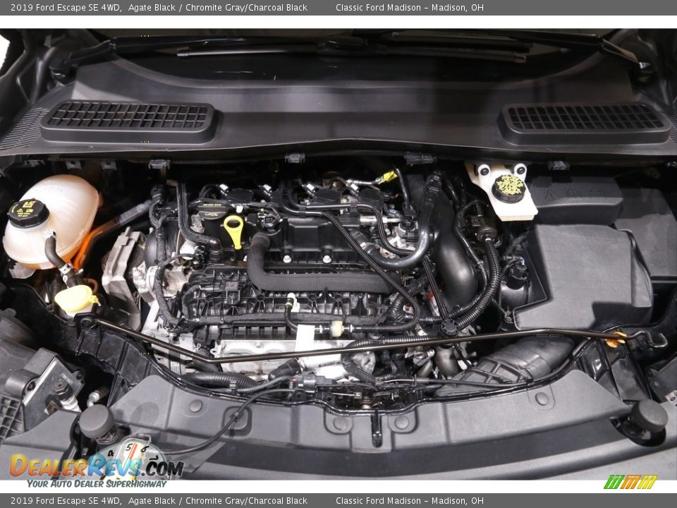 2019 Ford Escape SE 4WD Agate Black / Chromite Gray/Charcoal Black Photo #17