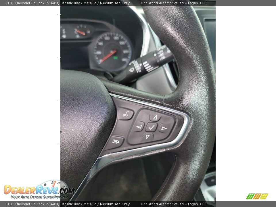 2018 Chevrolet Equinox LS AWD Mosaic Black Metallic / Medium Ash Gray Photo #20