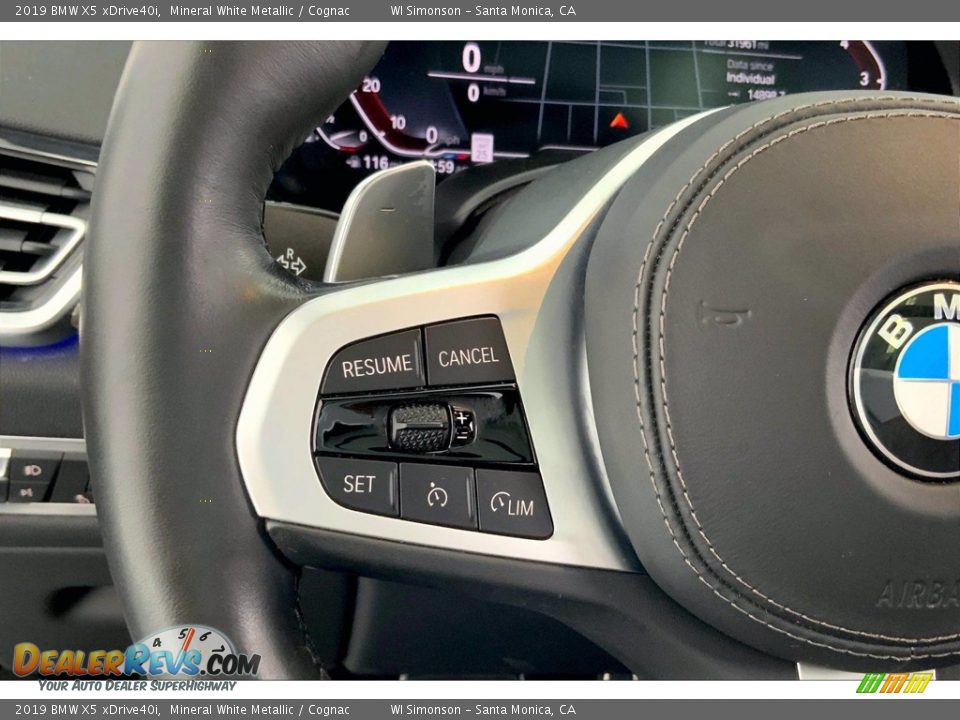 2019 BMW X5 xDrive40i Steering Wheel Photo #21