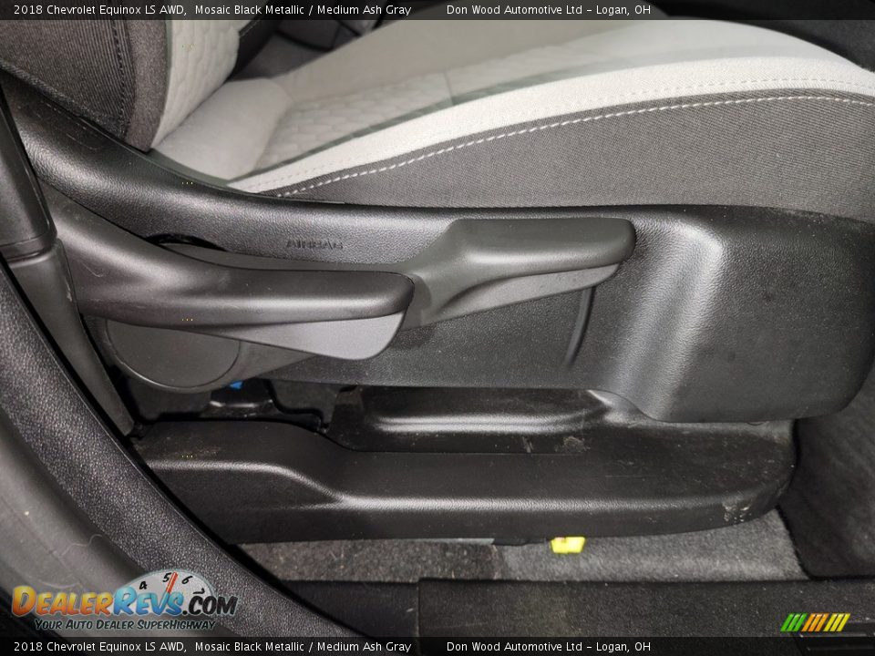 2018 Chevrolet Equinox LS AWD Mosaic Black Metallic / Medium Ash Gray Photo #28