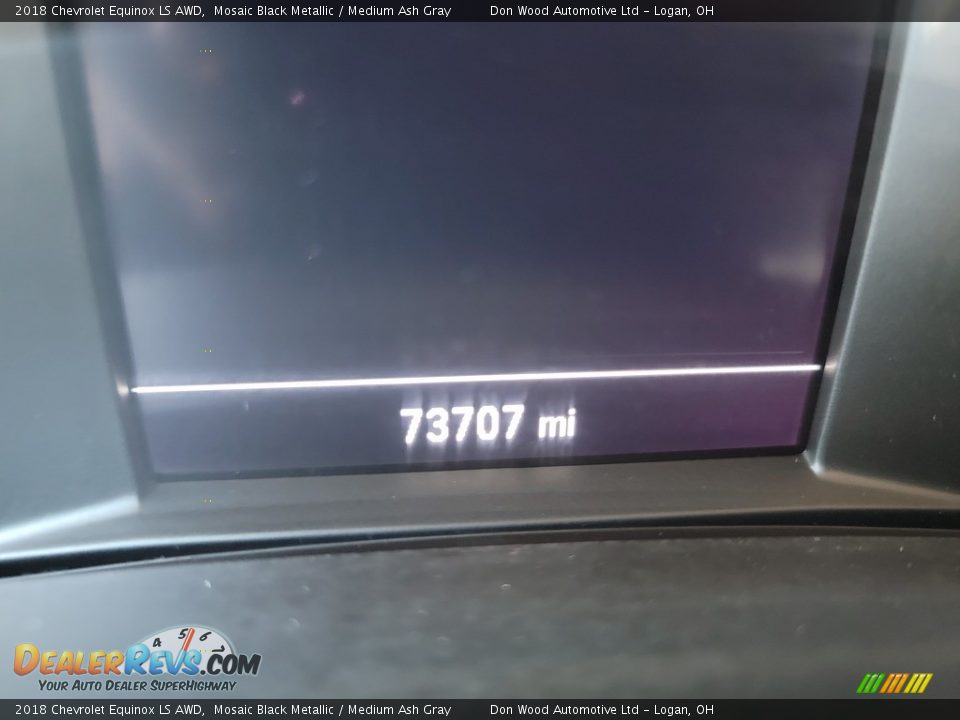 2018 Chevrolet Equinox LS AWD Mosaic Black Metallic / Medium Ash Gray Photo #30