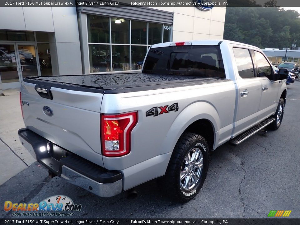 2017 Ford F150 XLT SuperCrew 4x4 Ingot Silver / Earth Gray Photo #2