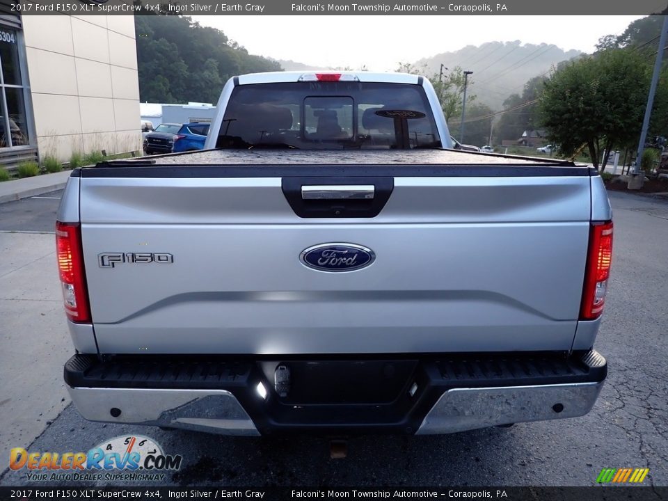 2017 Ford F150 XLT SuperCrew 4x4 Ingot Silver / Earth Gray Photo #3