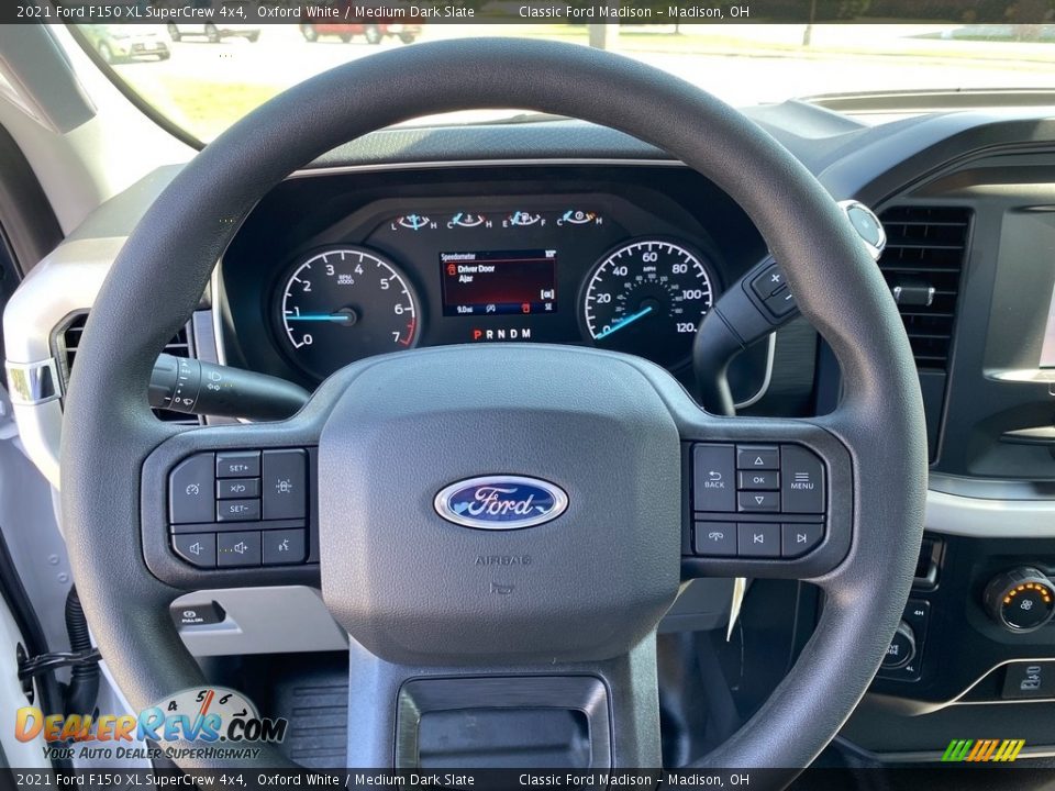 2021 Ford F150 XL SuperCrew 4x4 Steering Wheel Photo #12