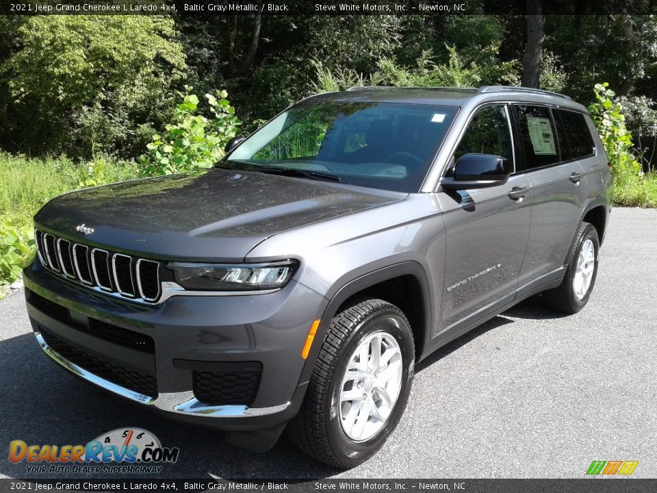 2021 Jeep Grand Cherokee L Laredo 4x4 Baltic Gray Metallic / Black Photo #2