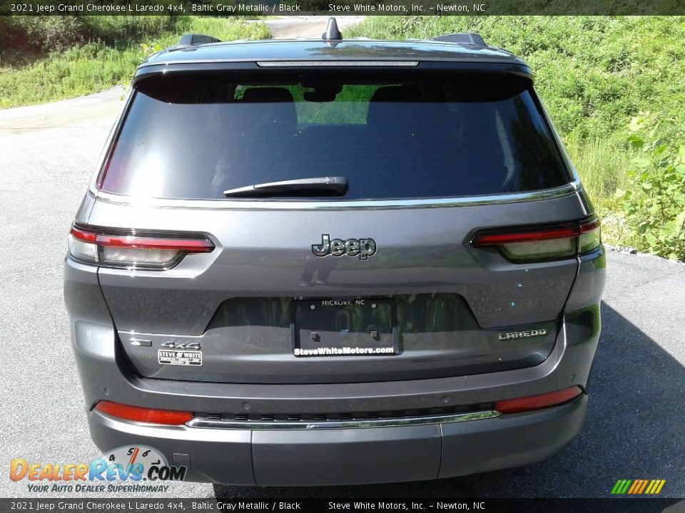 2021 Jeep Grand Cherokee L Laredo 4x4 Baltic Gray Metallic / Black Photo #7