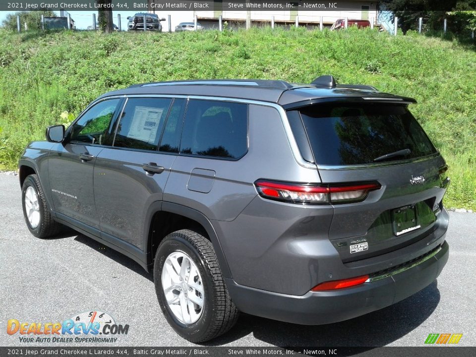 2021 Jeep Grand Cherokee L Laredo 4x4 Baltic Gray Metallic / Black Photo #8