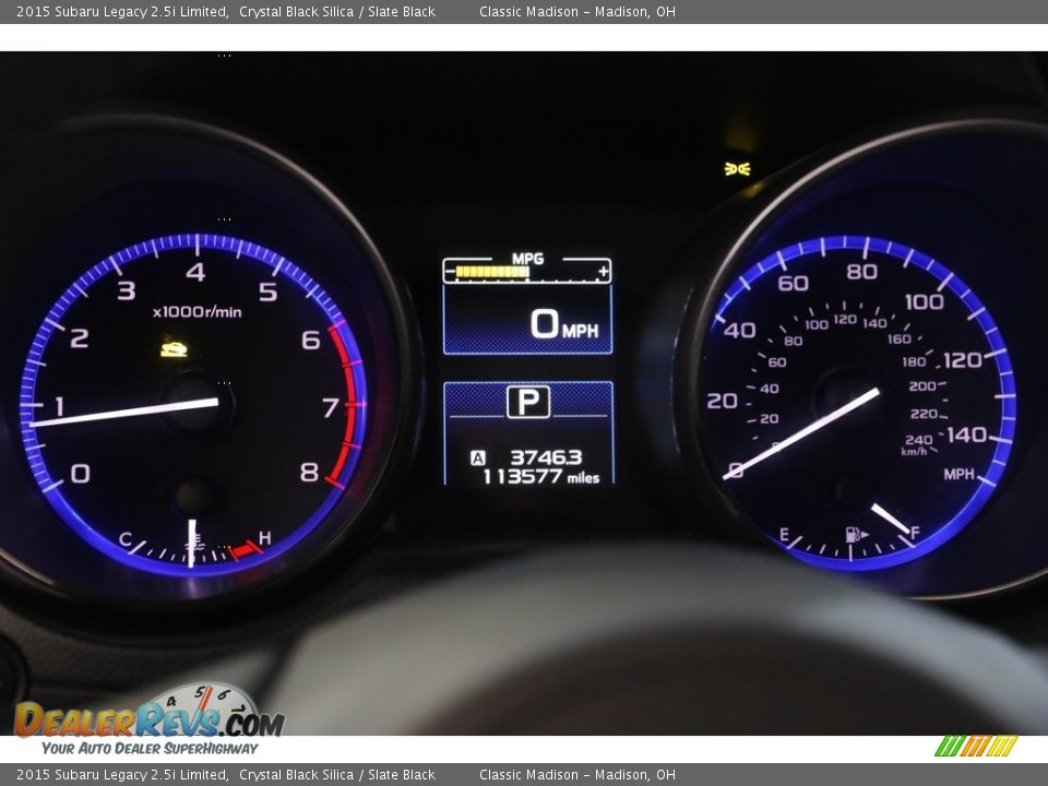 2015 Subaru Legacy 2.5i Limited Gauges Photo #8