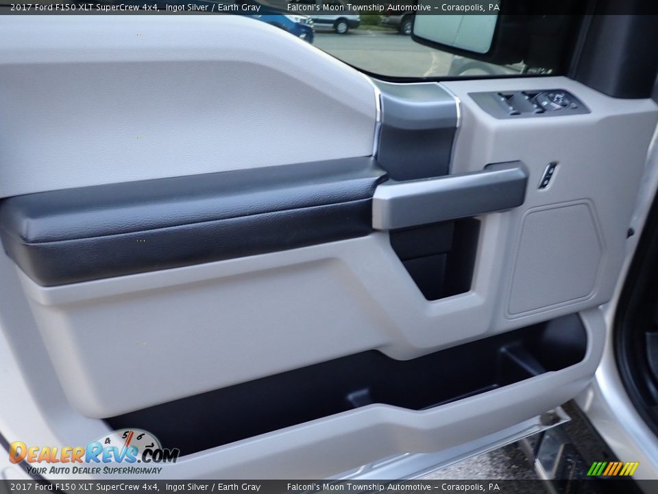 2017 Ford F150 XLT SuperCrew 4x4 Ingot Silver / Earth Gray Photo #21