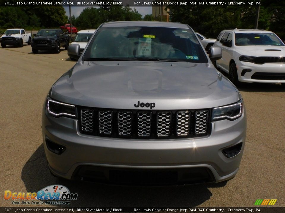 2021 Jeep Grand Cherokee Laredo 4x4 Billet Silver Metallic / Black Photo #2