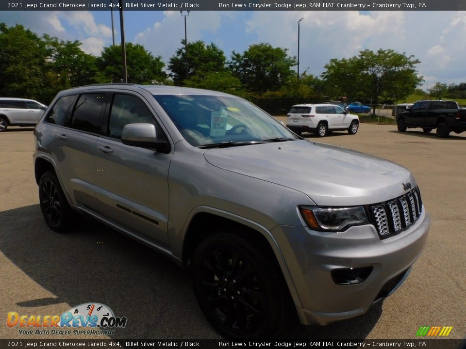 2021 Jeep Grand Cherokee Laredo 4x4 Billet Silver Metallic / Black Photo #3