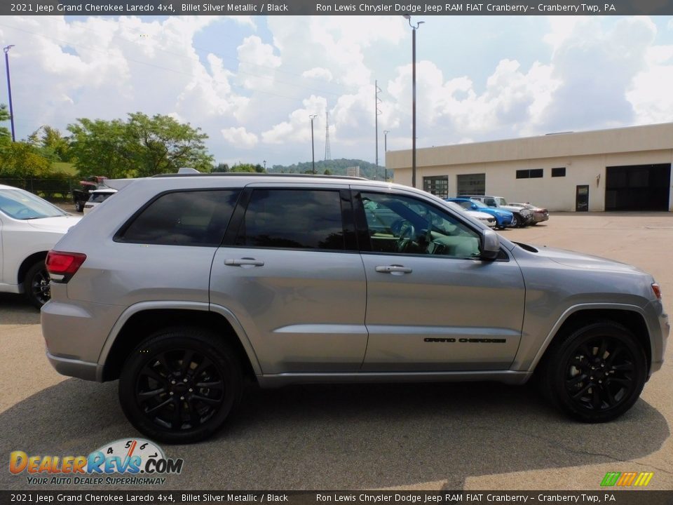 2021 Jeep Grand Cherokee Laredo 4x4 Billet Silver Metallic / Black Photo #4