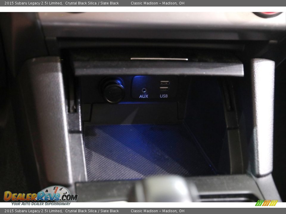 2015 Subaru Legacy 2.5i Limited Crystal Black Silica / Slate Black Photo #14