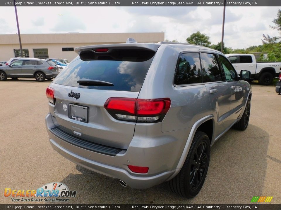 2021 Jeep Grand Cherokee Laredo 4x4 Billet Silver Metallic / Black Photo #5