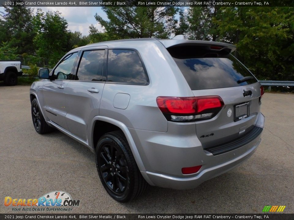 2021 Jeep Grand Cherokee Laredo 4x4 Billet Silver Metallic / Black Photo #8