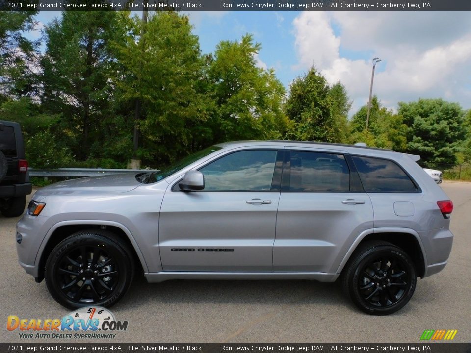 2021 Jeep Grand Cherokee Laredo 4x4 Billet Silver Metallic / Black Photo #9