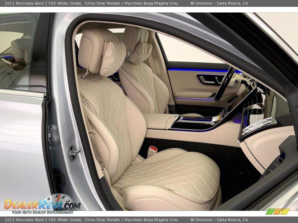 Front Seat of 2021 Mercedes-Benz S 580 4Matic Sedan Photo #5