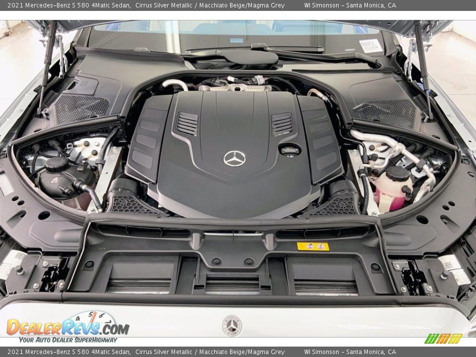 2021 Mercedes-Benz S 580 4Matic Sedan 4.0 Liter DI biturbo DOHC 32-Valve VVT V8 Engine Photo #9