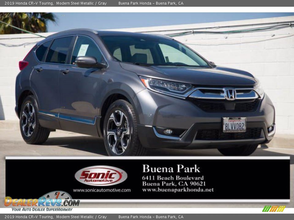 2019 Honda CR-V Touring Modern Steel Metallic / Gray Photo #1