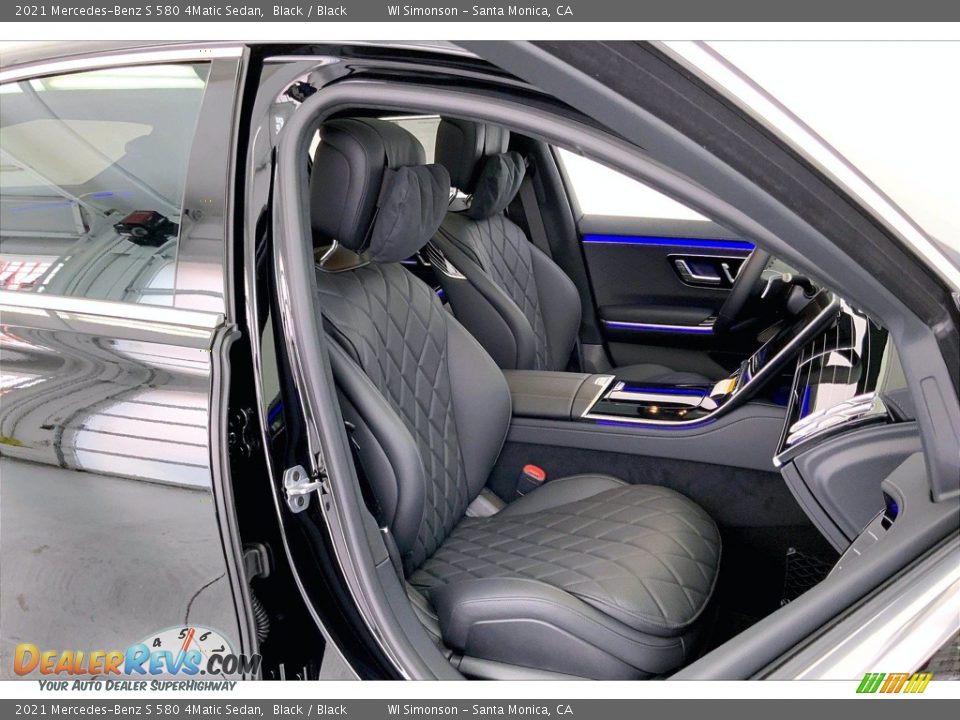 Black Interior - 2021 Mercedes-Benz S 580 4Matic Sedan Photo #5