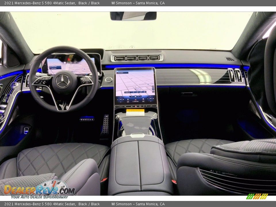 Dashboard of 2021 Mercedes-Benz S 580 4Matic Sedan Photo #6