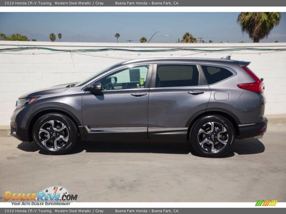 2019 Honda CR-V Touring Modern Steel Metallic / Gray Photo #8