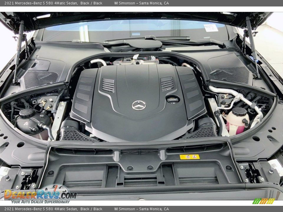 2021 Mercedes-Benz S 580 4Matic Sedan 4.0 Liter DI biturbo DOHC 32-Valve VVT V8 Engine Photo #9