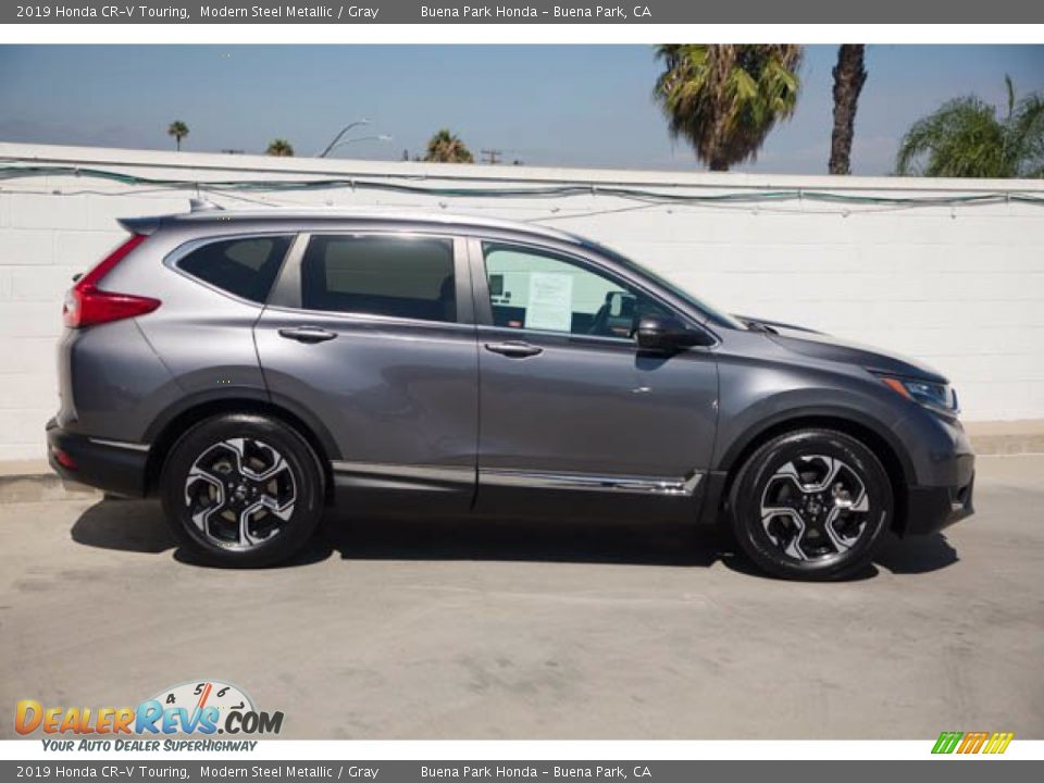 2019 Honda CR-V Touring Modern Steel Metallic / Gray Photo #10